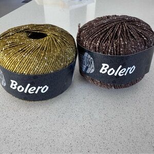 Lana Grossa Yarn Bolero Color 001 012 Lot Of 2 Mix Lot Italy 50 Gr Each